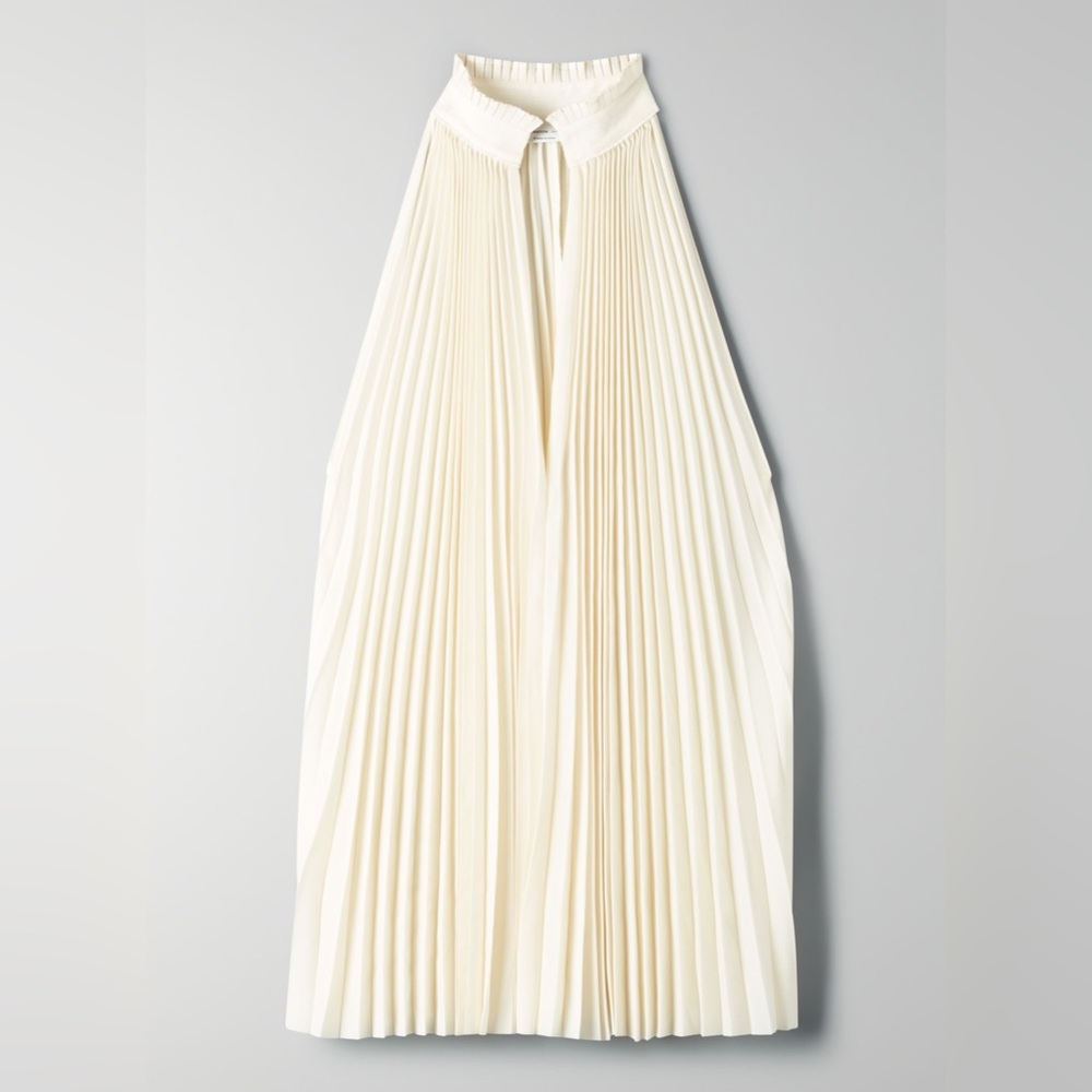 Aritzia Babaton Guell Flowy Sleeveless Blouse in White/Cream - XXS